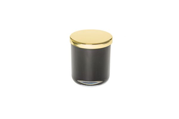 Zenergy Emporium Black Glass Gold Soy Wax Candle