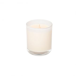 Zenergy Emporium Glass White Soy Wax Candle