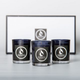 Zenergy Emporium Gift Box Black Soy Wax Candle