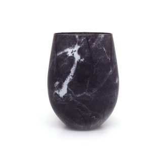 Zenergy Emporium Black Marble Natural Soy Wax Candle